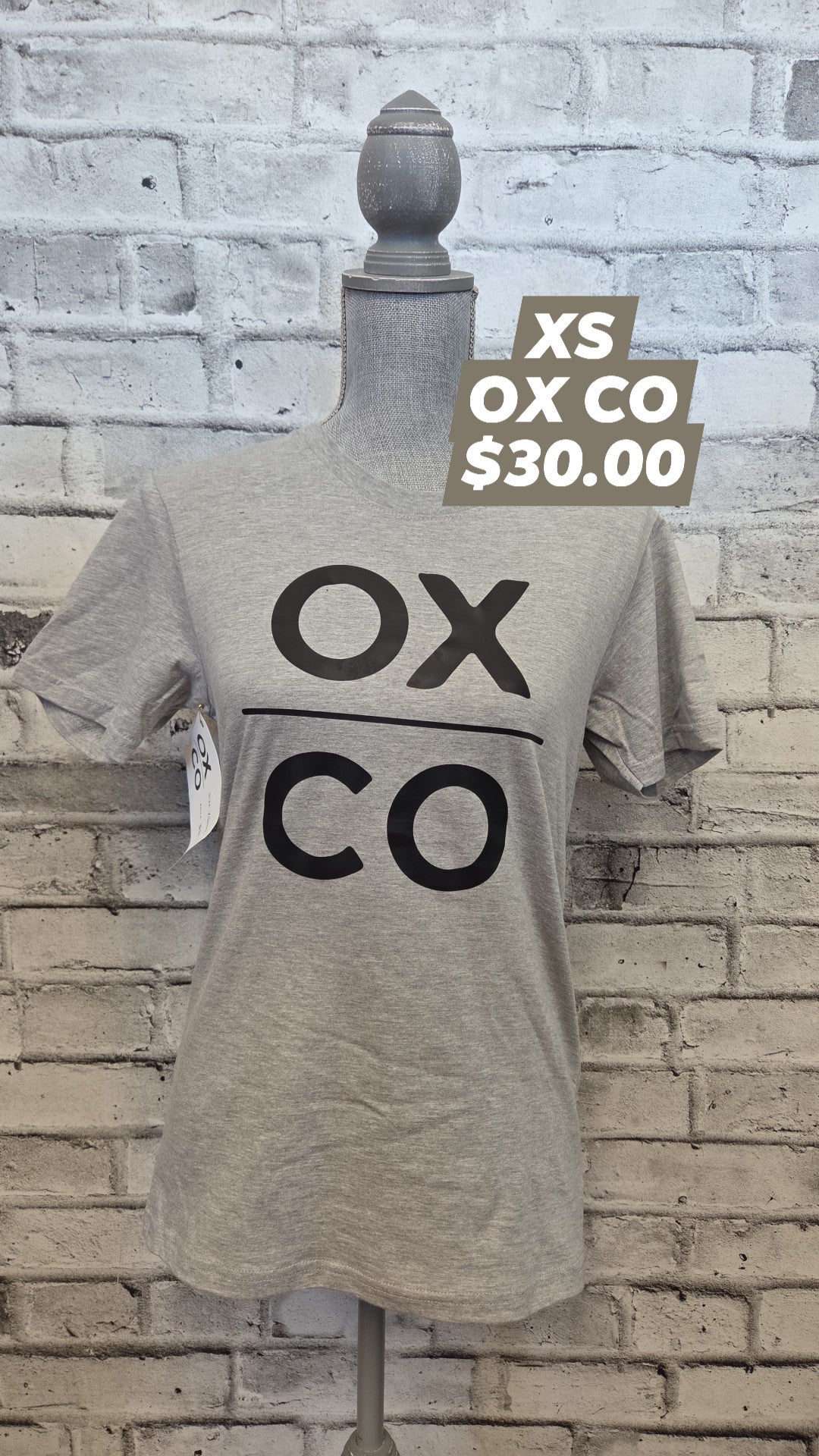 OX CO - Adult T-Shirt - XS - In Stock