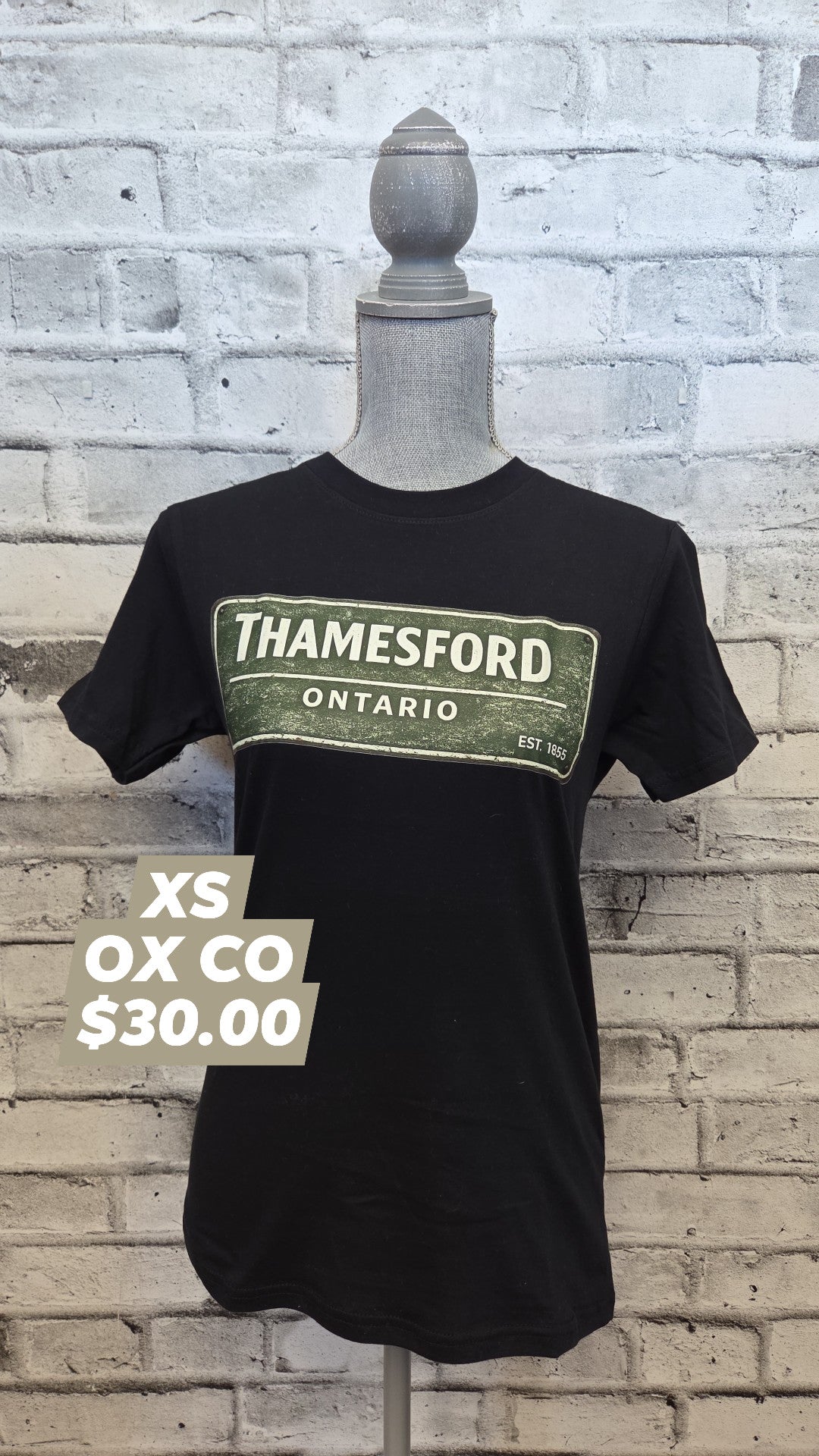 OX CO - Adult T-shirt - Thamesford - XS - In Stock