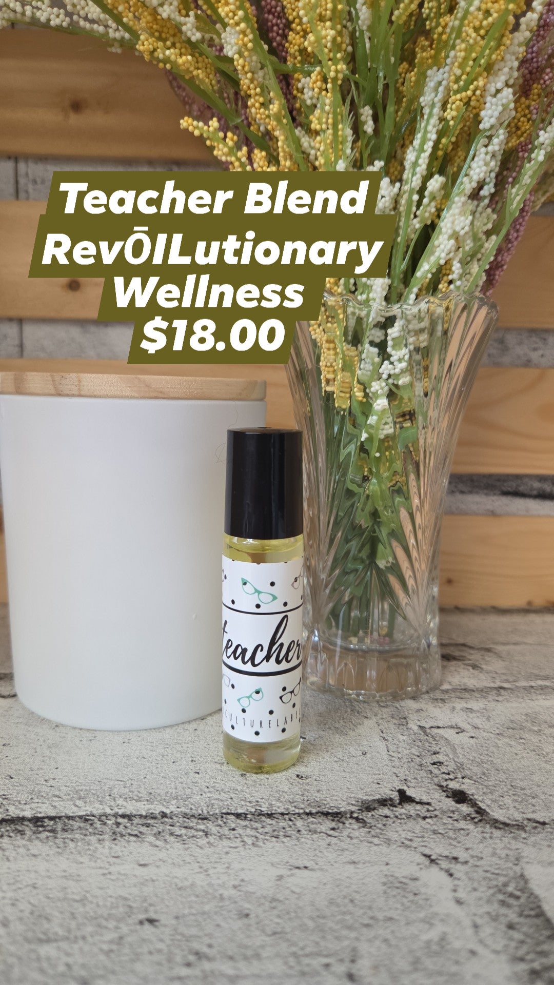 RevOILutionary Wellness - Premade DoTERRA roller - Teacher