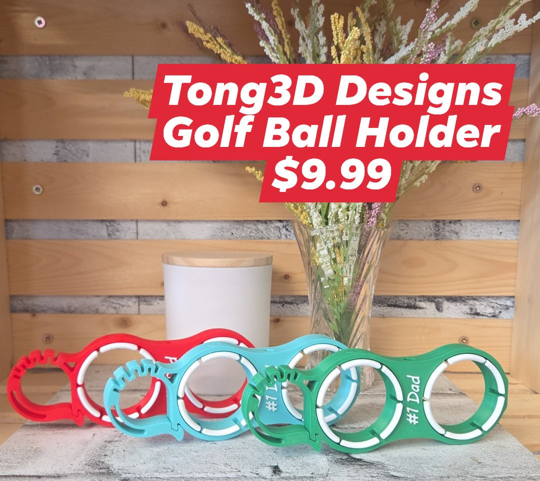 Tong 3D Designs - Golf Ball Holders
