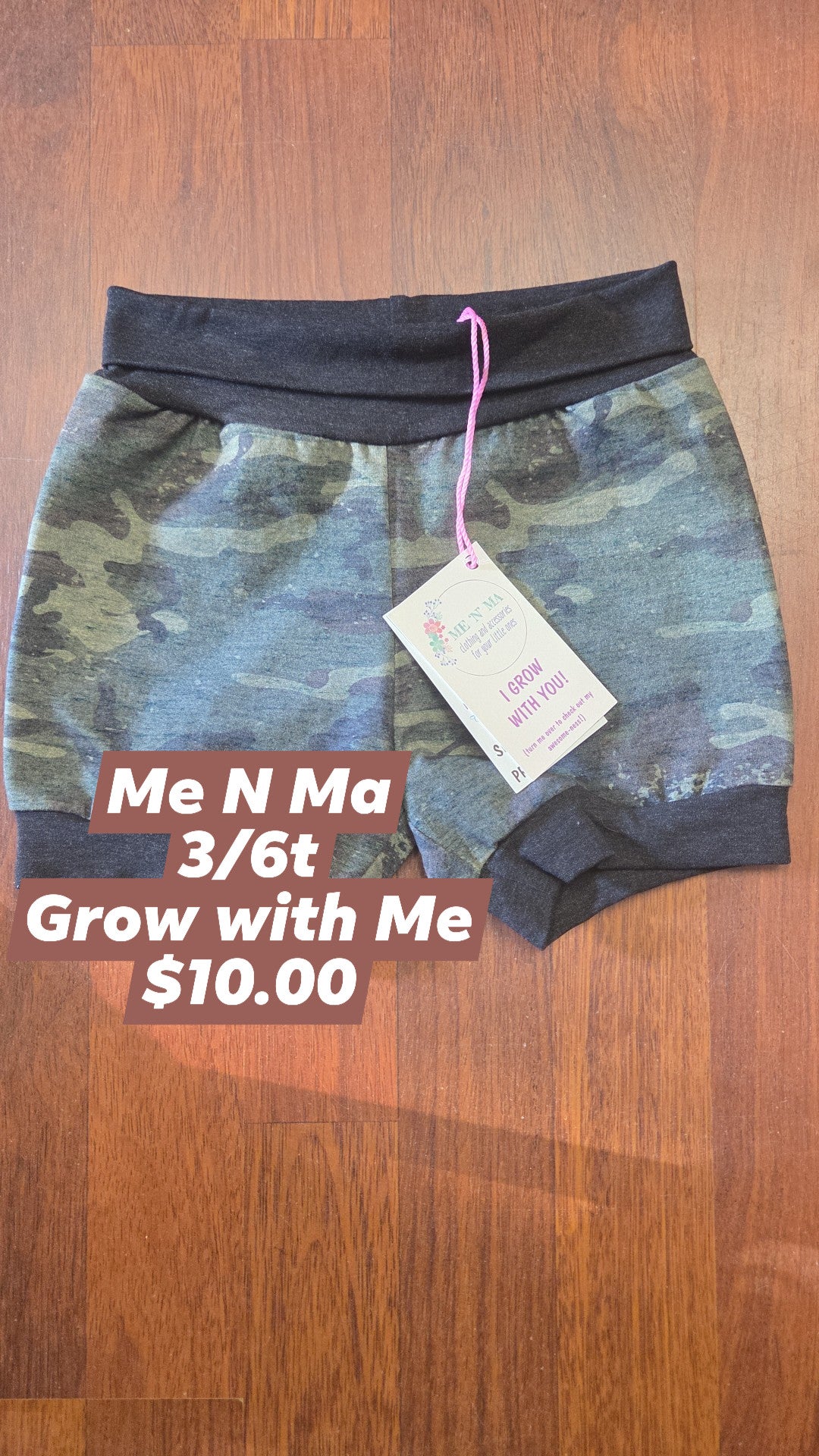 Me n Ma - Grow with me short - 3/6 - Camo