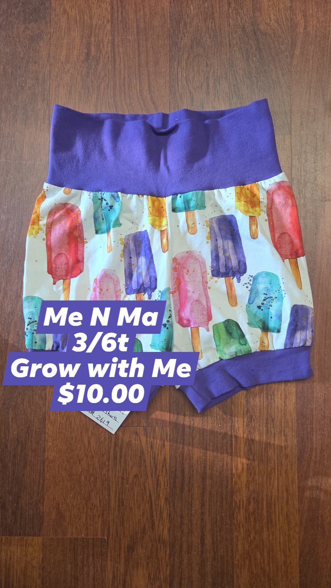 Me n Ma - Grow with me short - 3/6 - Popsicles