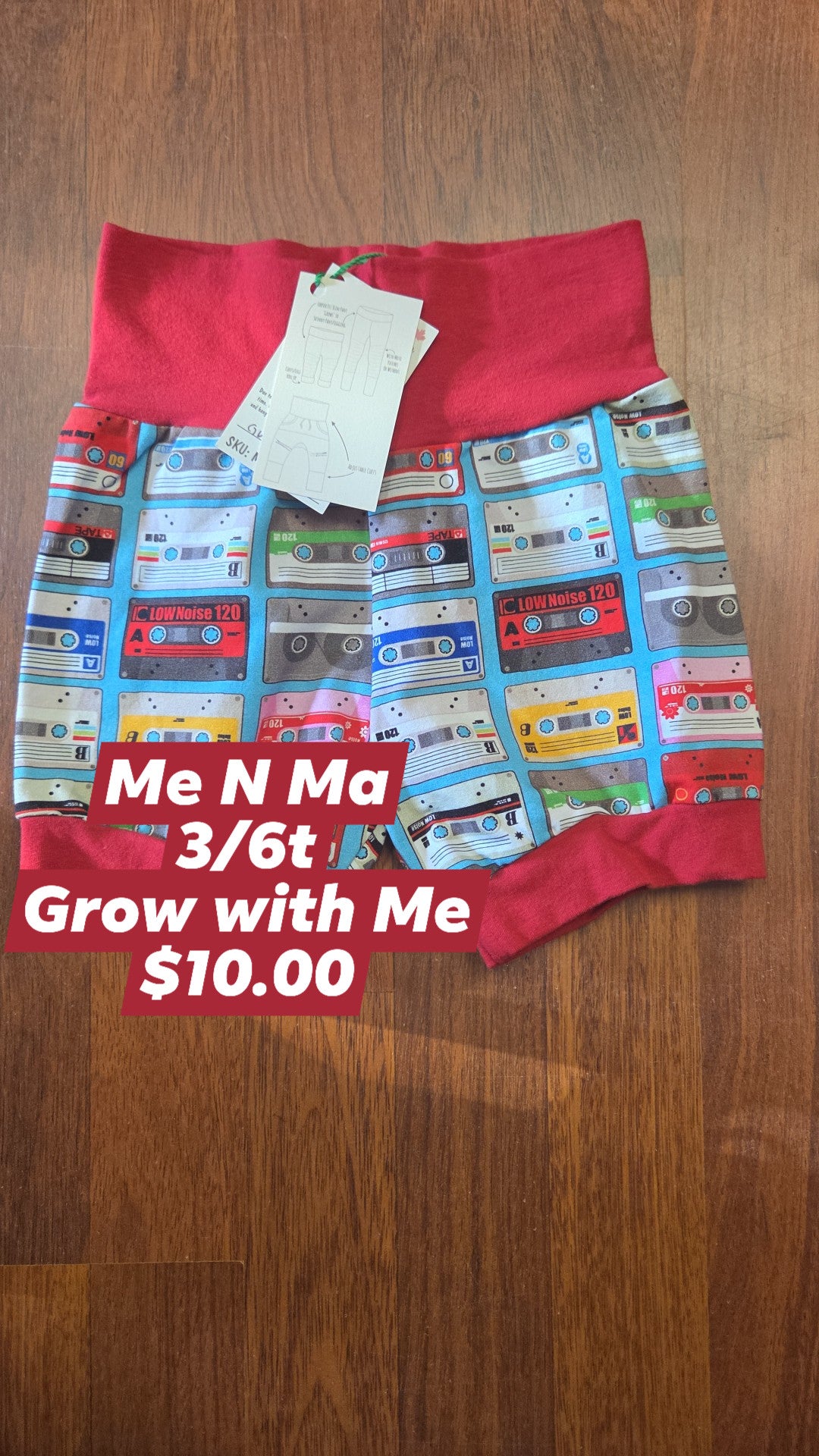 Me n Ma - Grow with me short - 3/6t -Cassettes