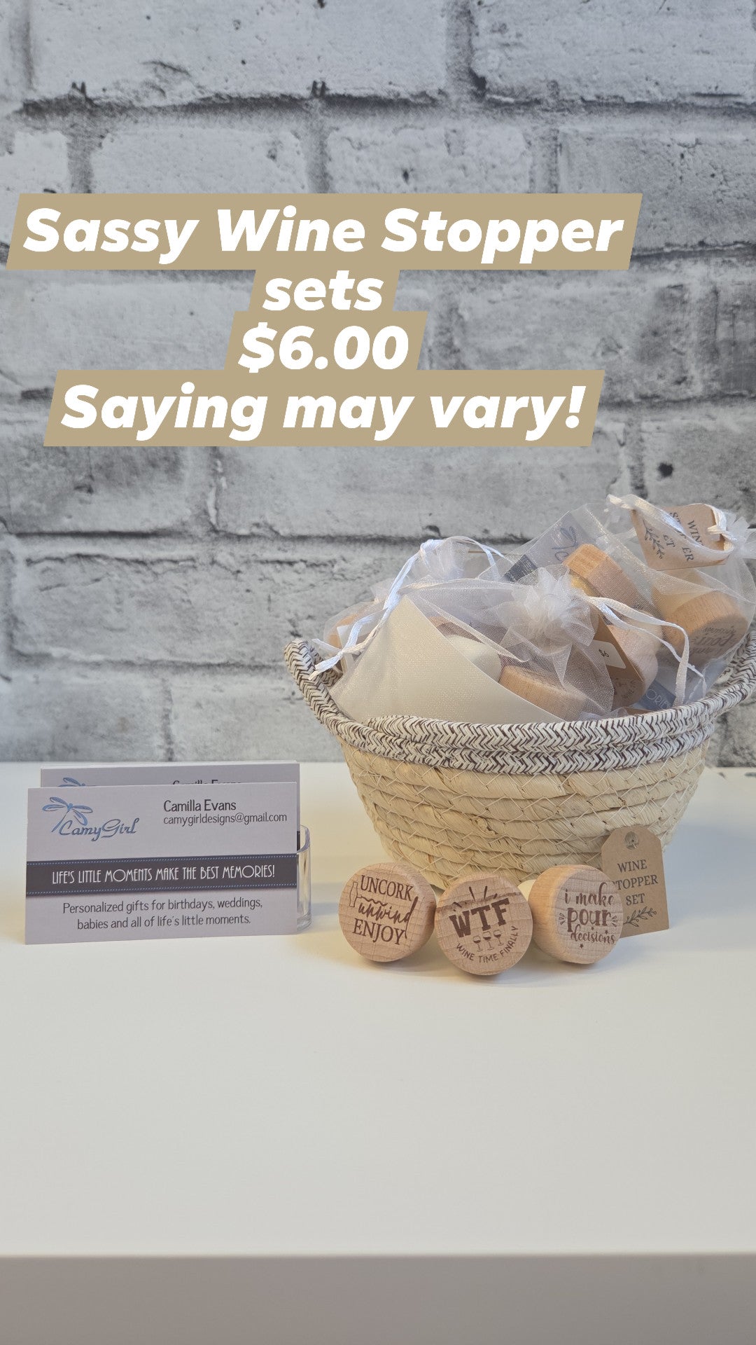 Camy Girl Makery - Sassy Wine Corks