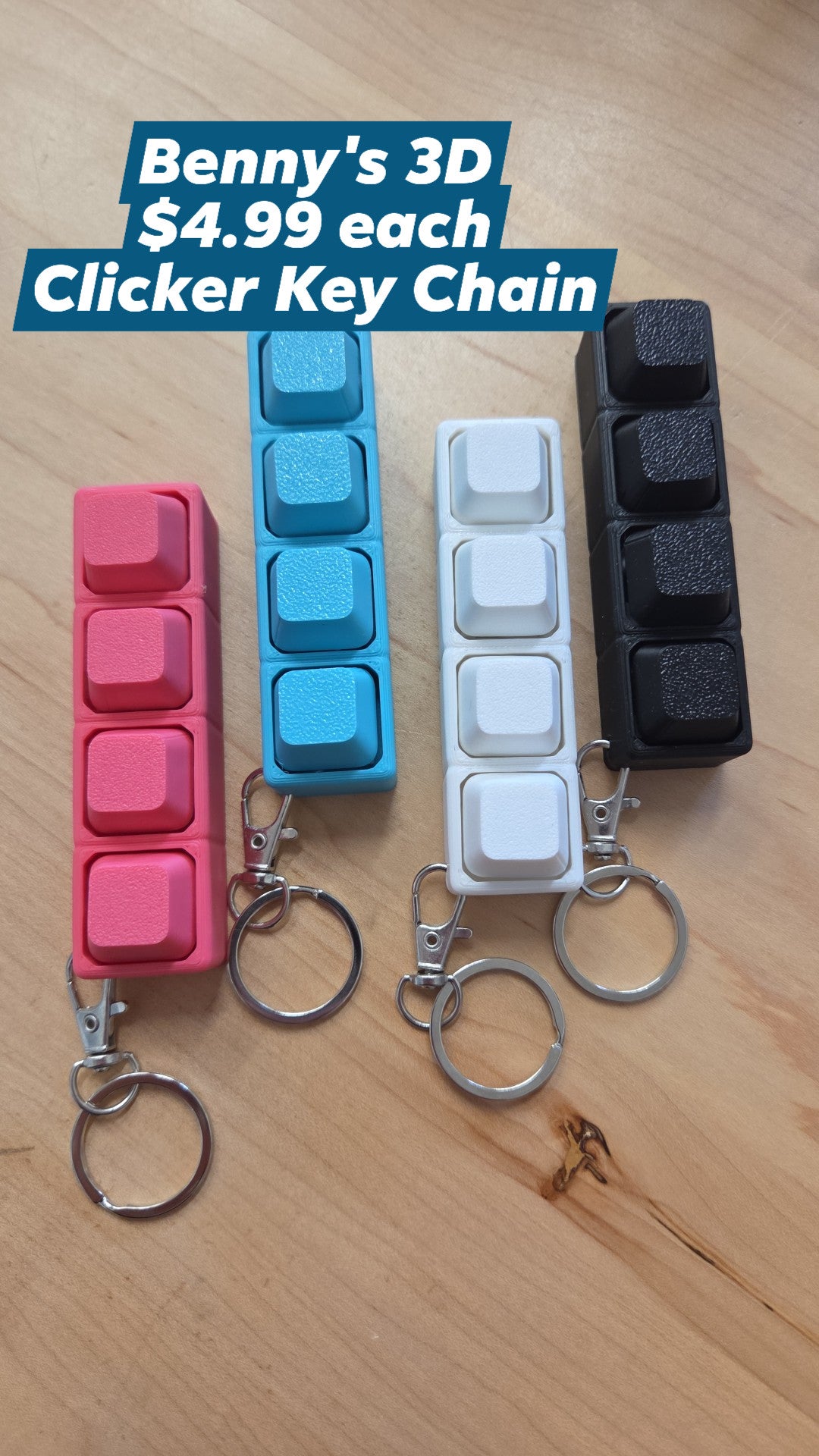 Benny's 3D Clicker & Key Chain