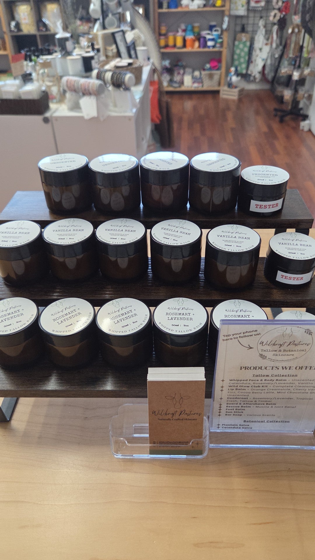Wildcraft Pastures - Whipped Tallow - Rosemary & Lavender/Unscented/Vanilla Bean 60ml