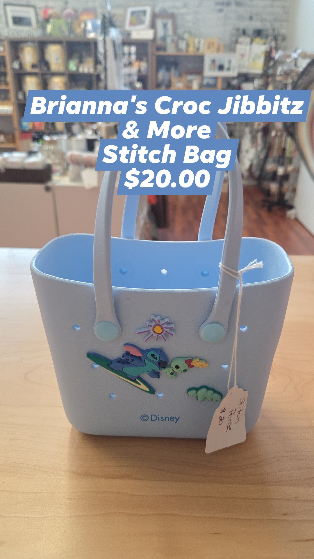 Brianna Croc Jibbitz - Stitch Bag