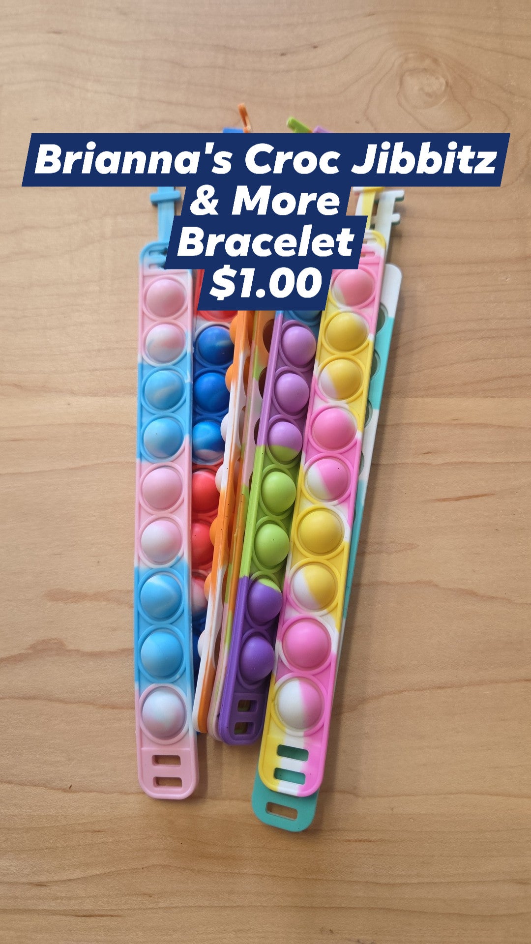 Brianna Croc Jibbitz - Pop-It Bracelet