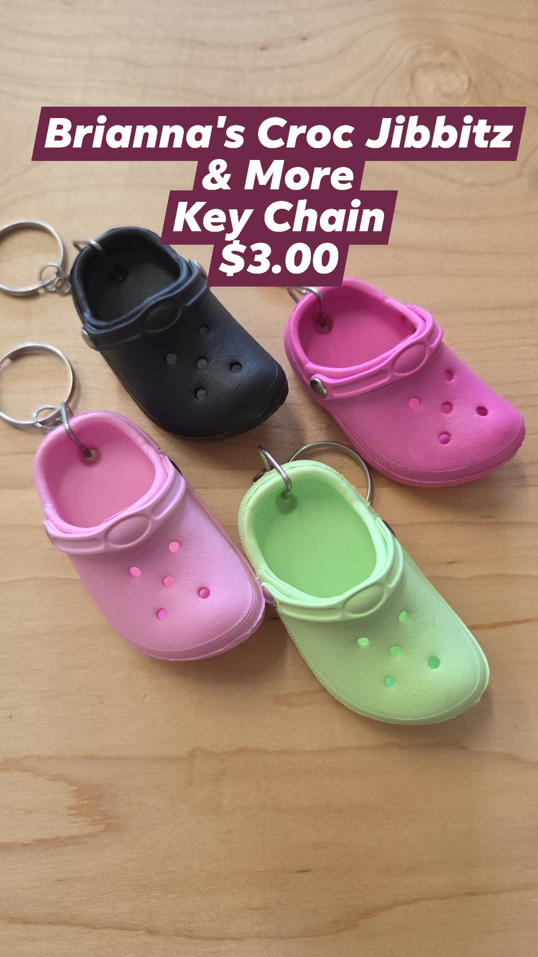 Brianna Croc Jibbitz - Croc Keychain - Surprise Colour