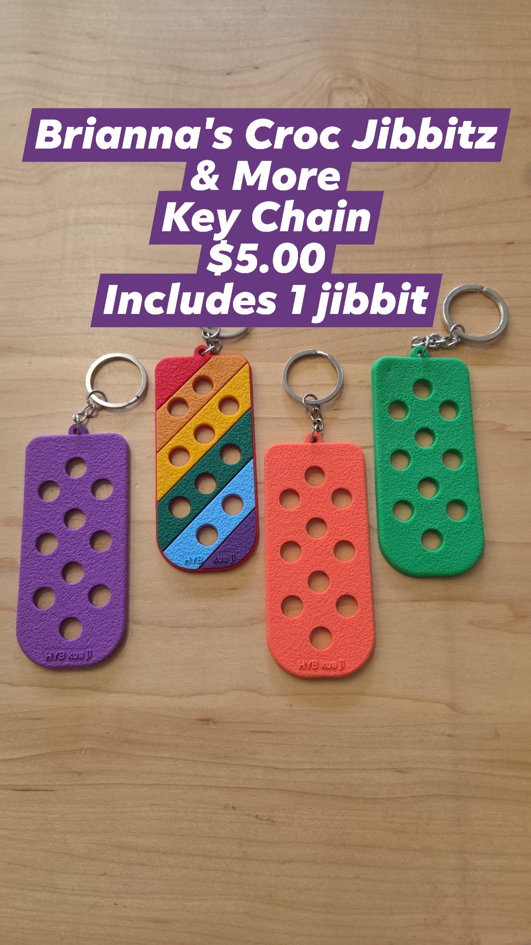Brianna Croc Jibbitz - Keychain - Surprise Colour