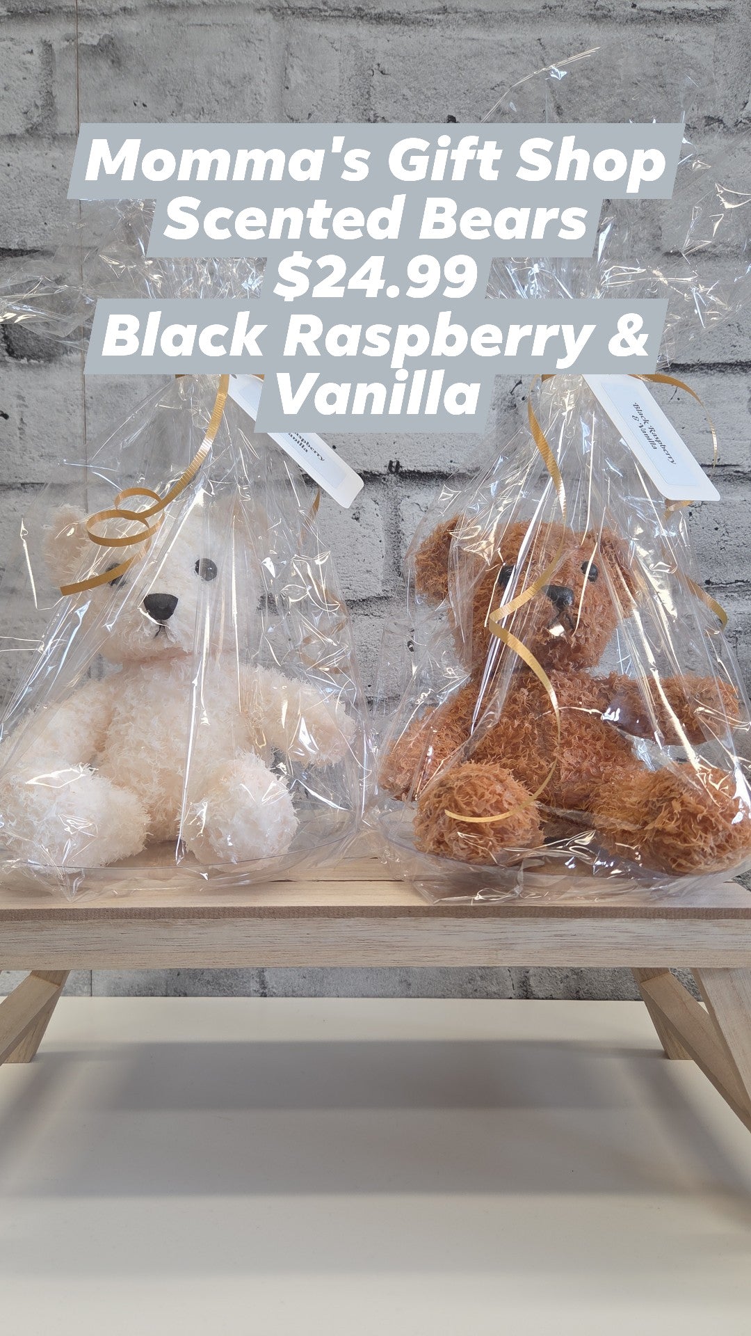 Momma's Gift Shop - Dipped Bear Room Fresheners - Black Raspberry & Vanilla