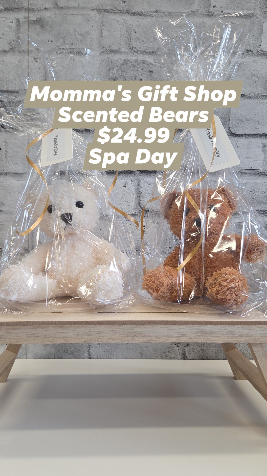 Momma's Gift Shop - Dipped Bear Room Fresheners - Spa Day