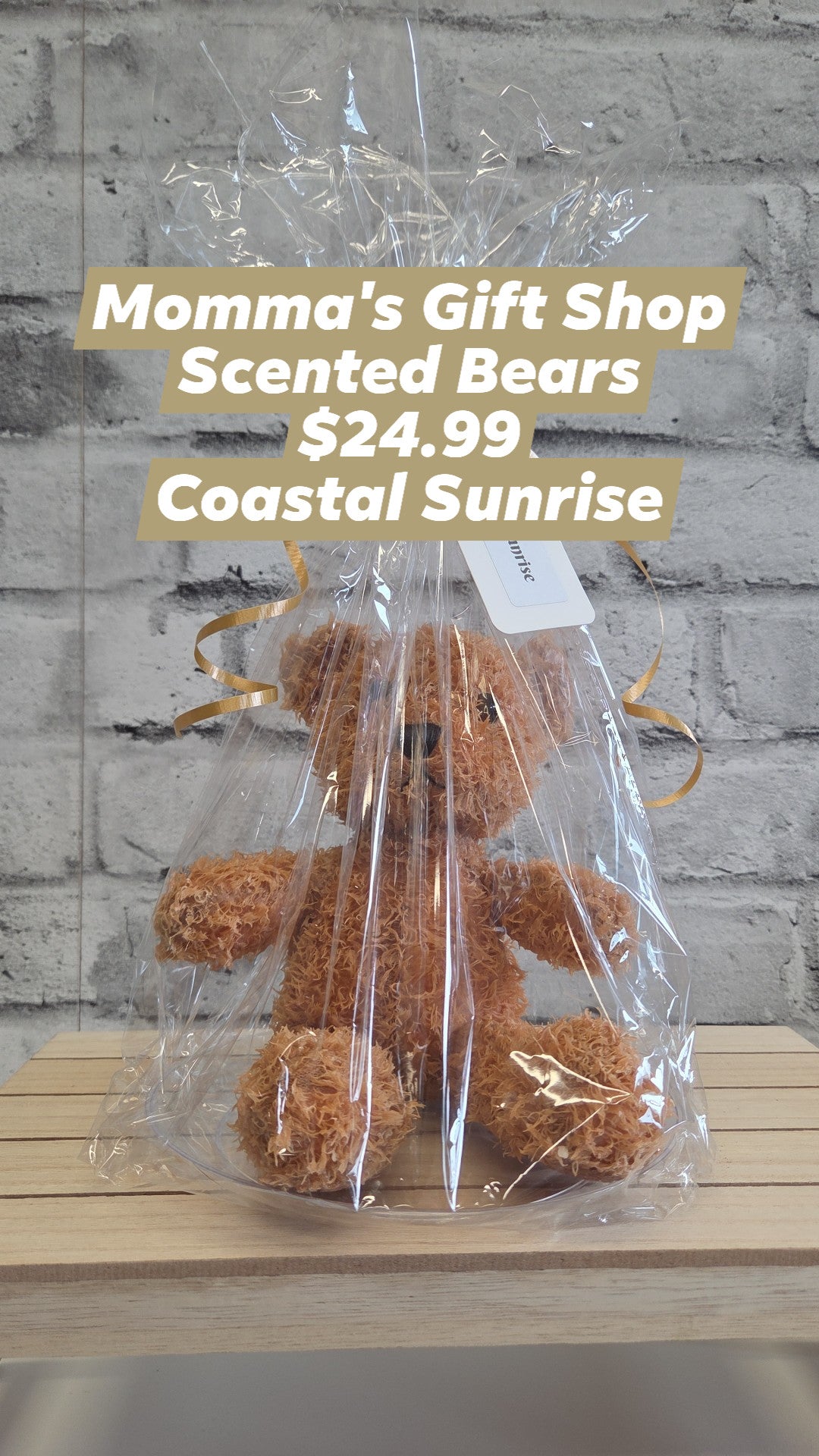 Momma's Gift Shop - Dipped Bear Room Fresheners - Coastal Sunrise