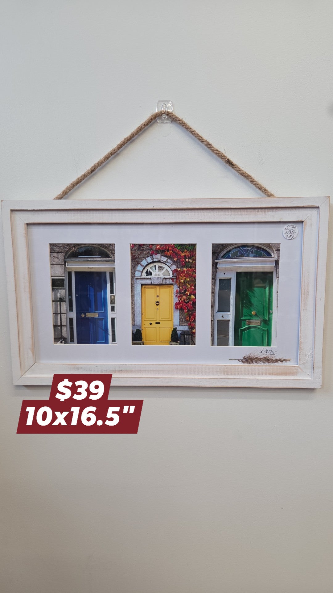 Frame It - Framed Print - Irish Knock 3 Times - Available for pickup instore ONLY at 90 Samnah Crescent in Ingersoll