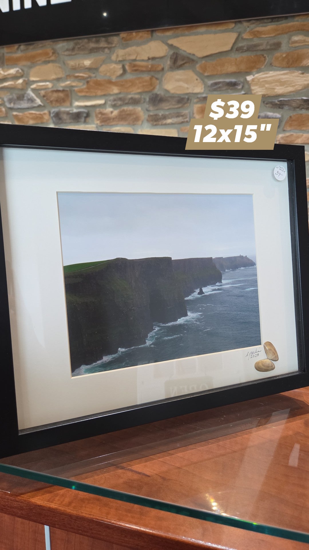 Frame It - Framed Print - Cliffs of Moher - Available for pickup instore ONLY at 90 Samnah Crescent in Ingersoll