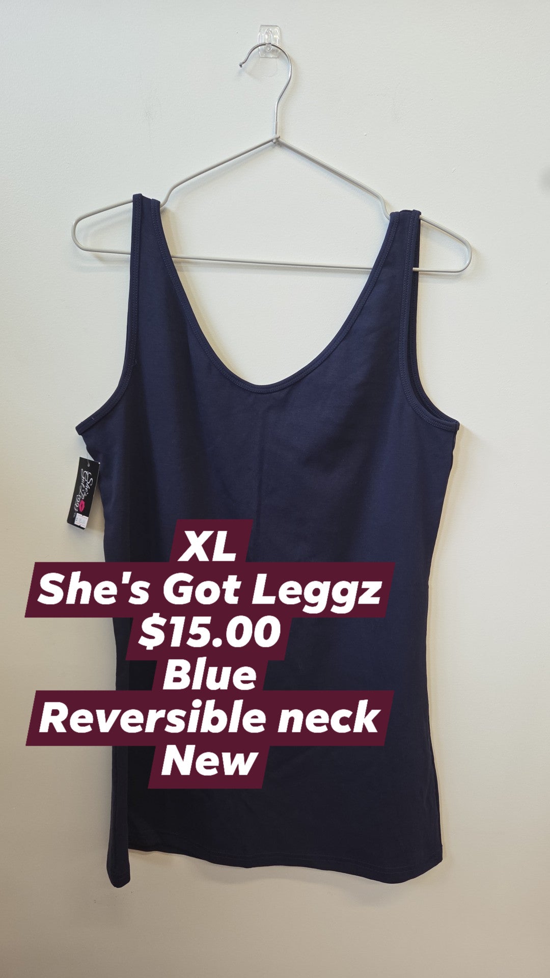 She's Got Leggz - Tank - XL - Blue