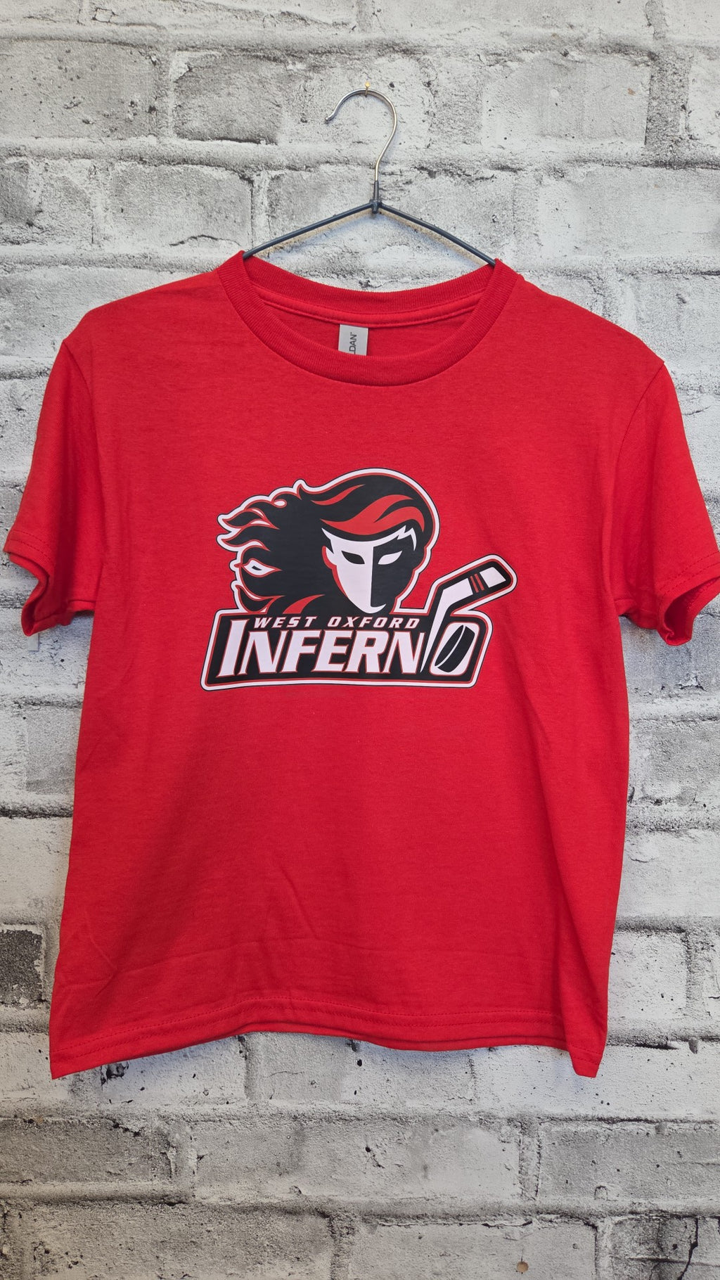 BAM Creations - West Oxford Inferno - T-Shirt - All Sizes - Red/Black