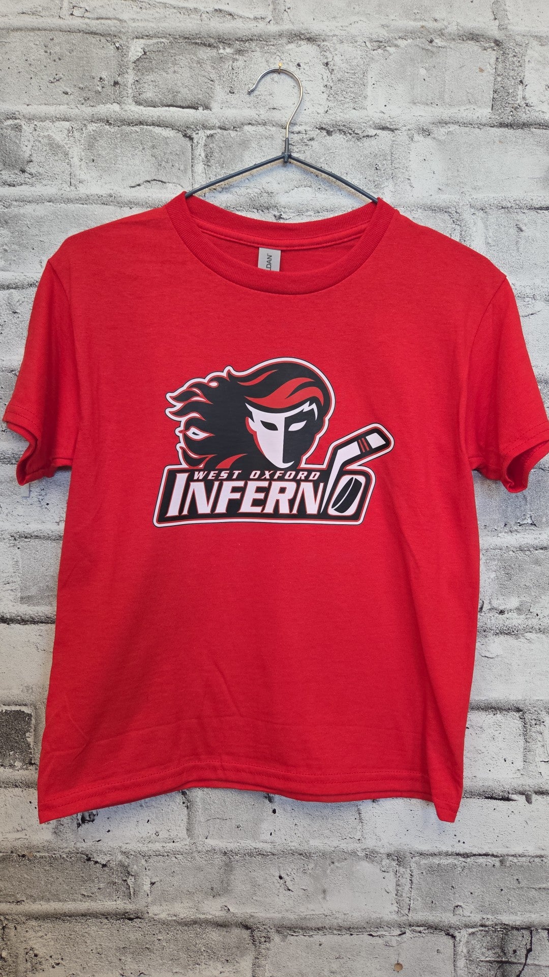 BAM Creations - West Oxford Inferno - T-Shirt - All Sizes - Red/Black