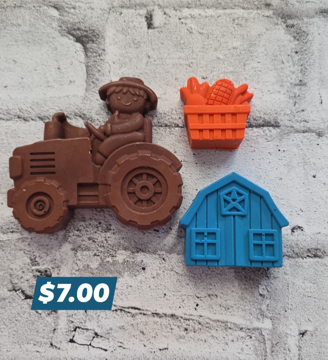 Noah's Crayons - Tractor & Barn - Surprise Colours