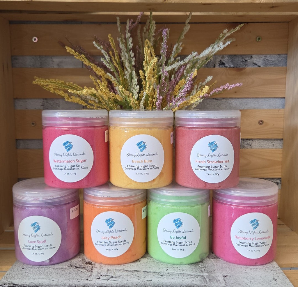 Starry Nights Naturals - Foaming Sugar Scrub - Love Spell