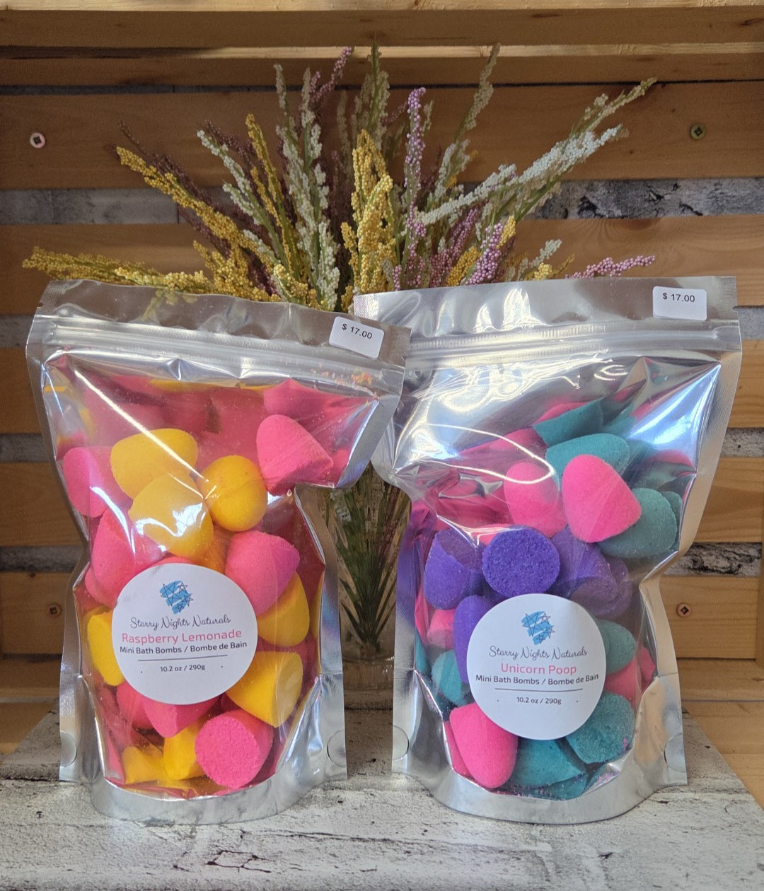 Starry Nights Naturals - Mini Bath Bombs - Unicorn Poop
