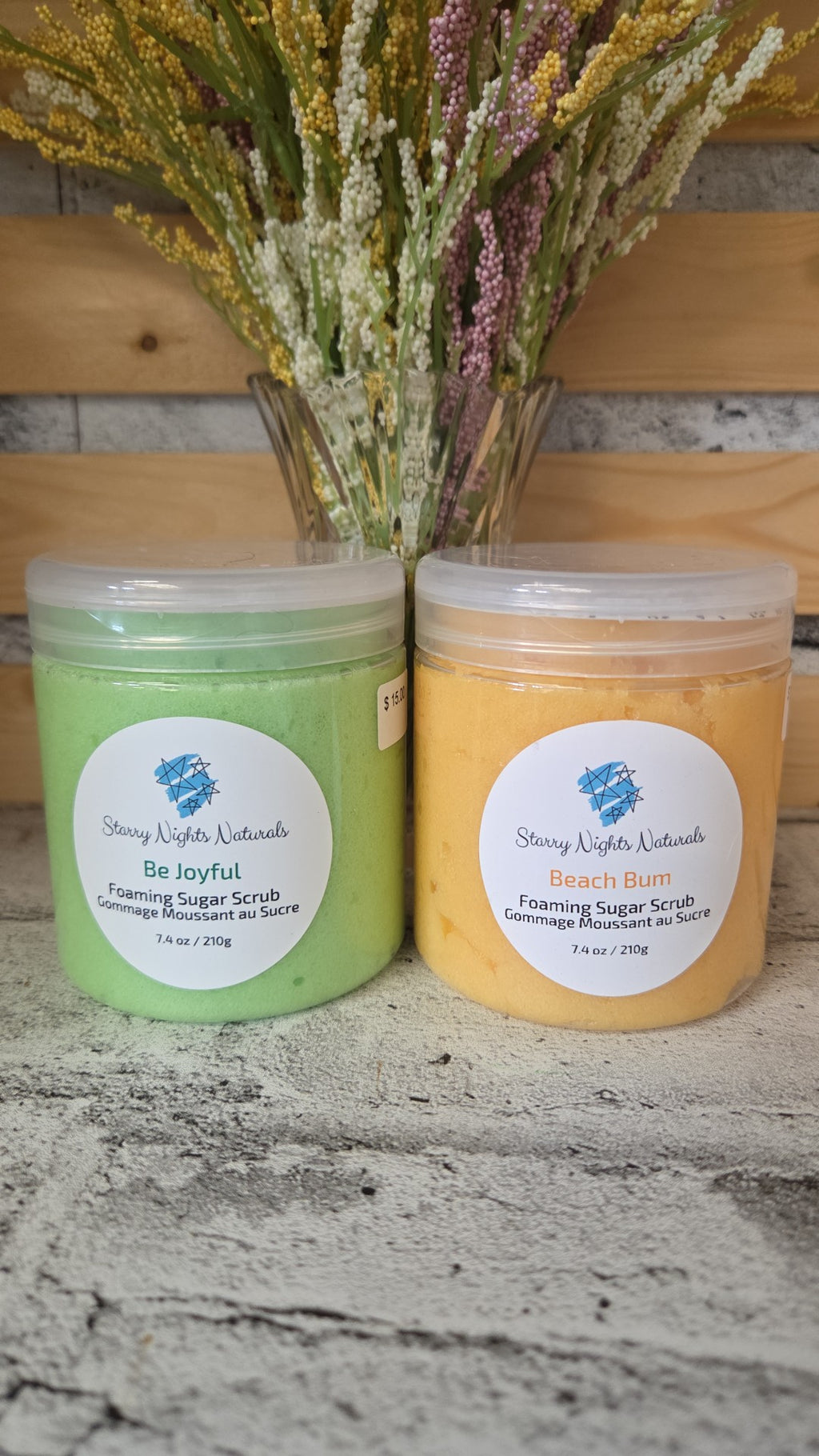 Starry Nights Naturals - Foaming Sugar Scrub - Be Joyful/Beach Bum