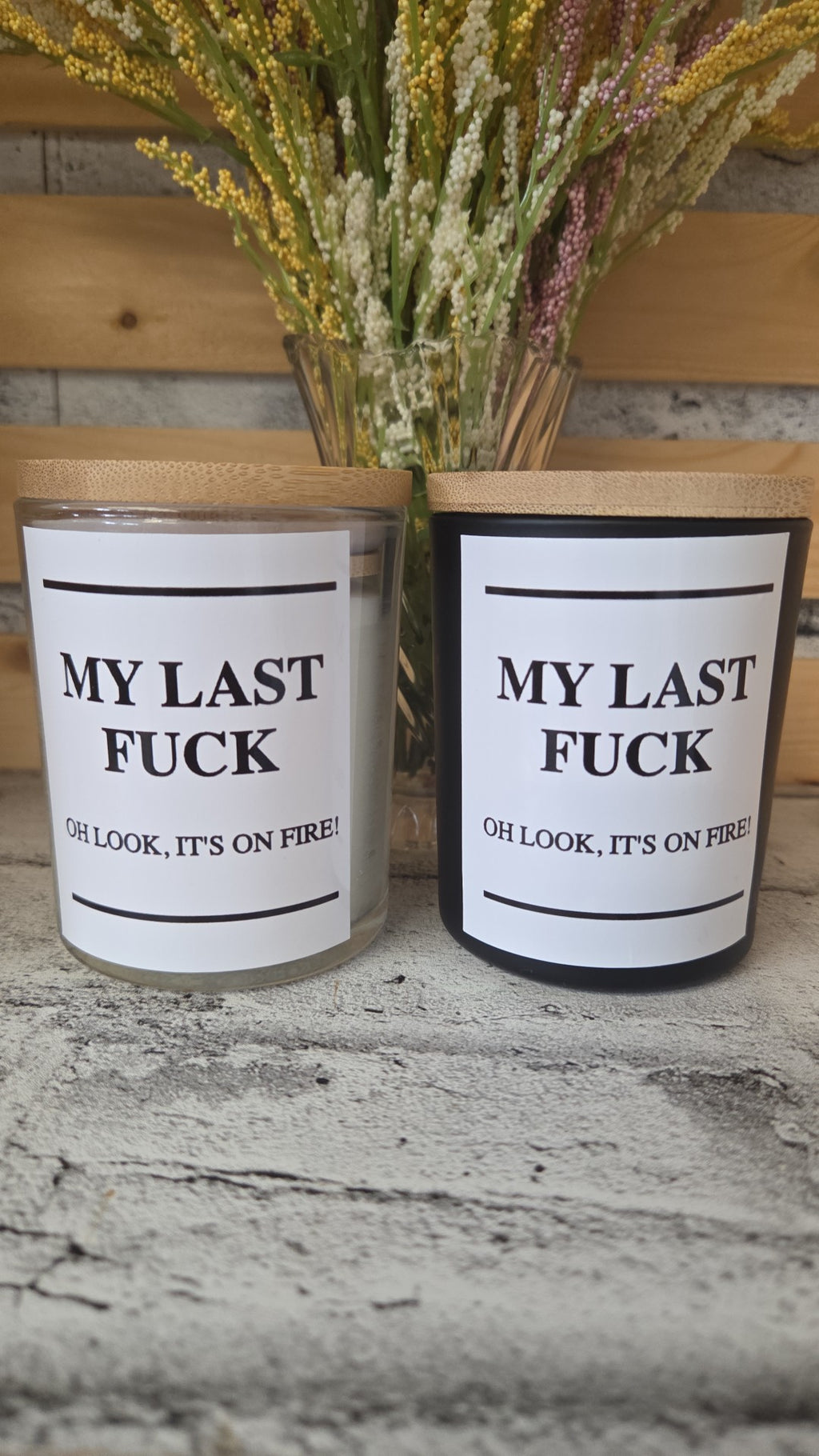 Sassy Candle - My Last Fuck