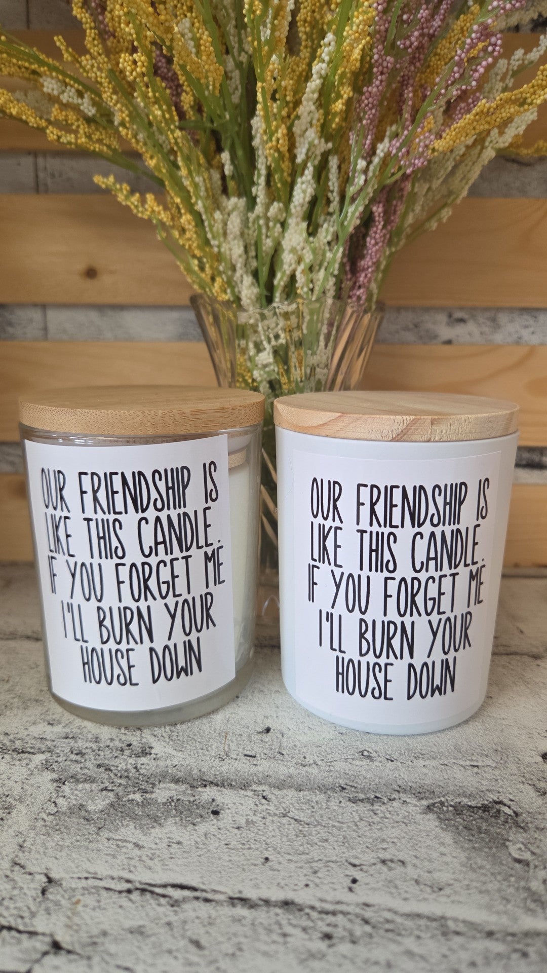 Sassy Candle - Our Friendship