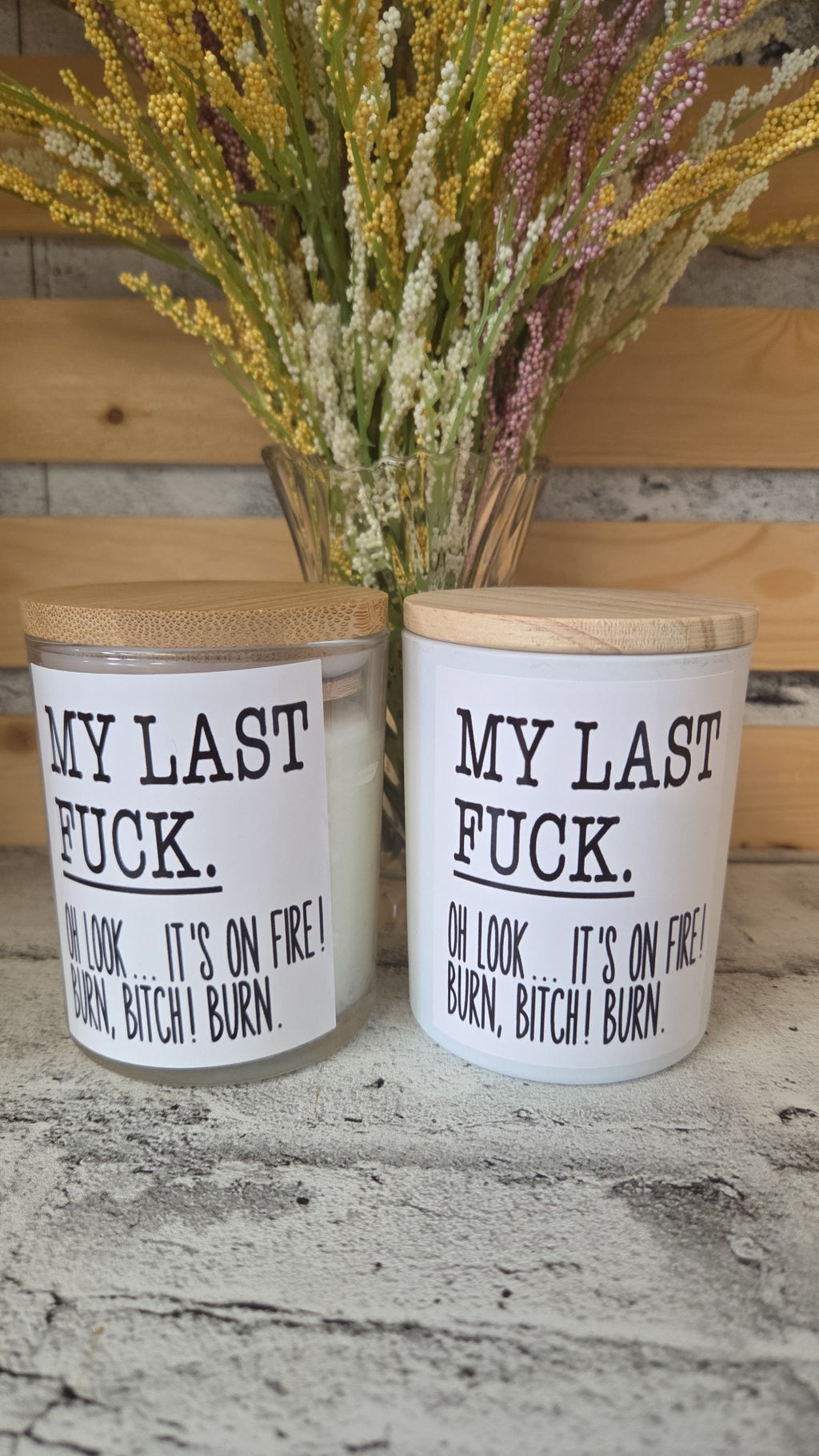 Sassy Candle - My Last Fuck
