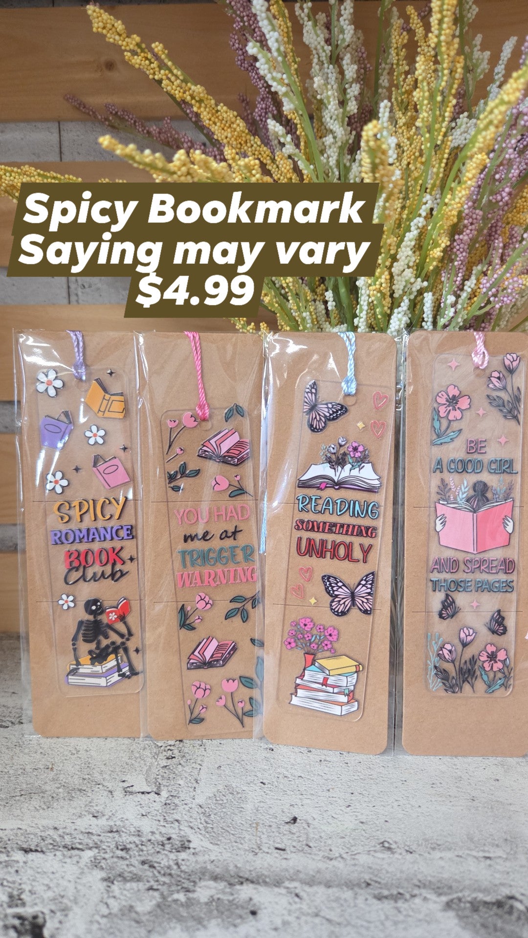 Natasha's Custom Creations - Sassy Bookmark - Surprise Saying