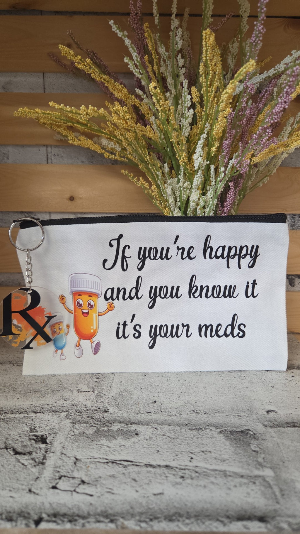 The Purple Penguin - If your happy and you know it - Zipper Pouch