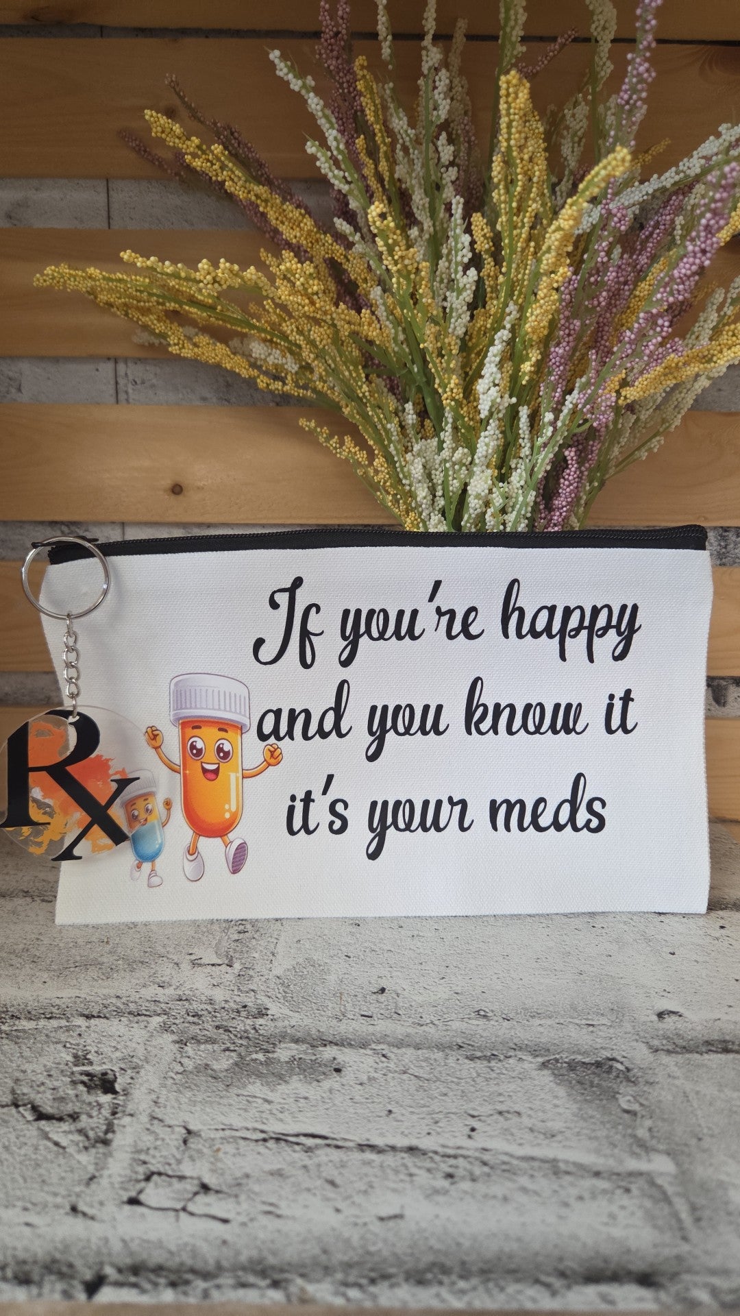 The Purple Penguin - If your happy and you know it - Zipper Pouch