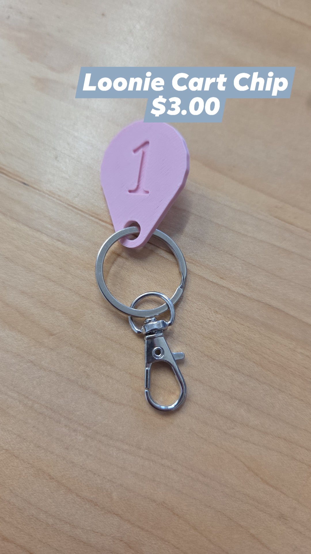 Tong3D Designs - Loonie Cart Token