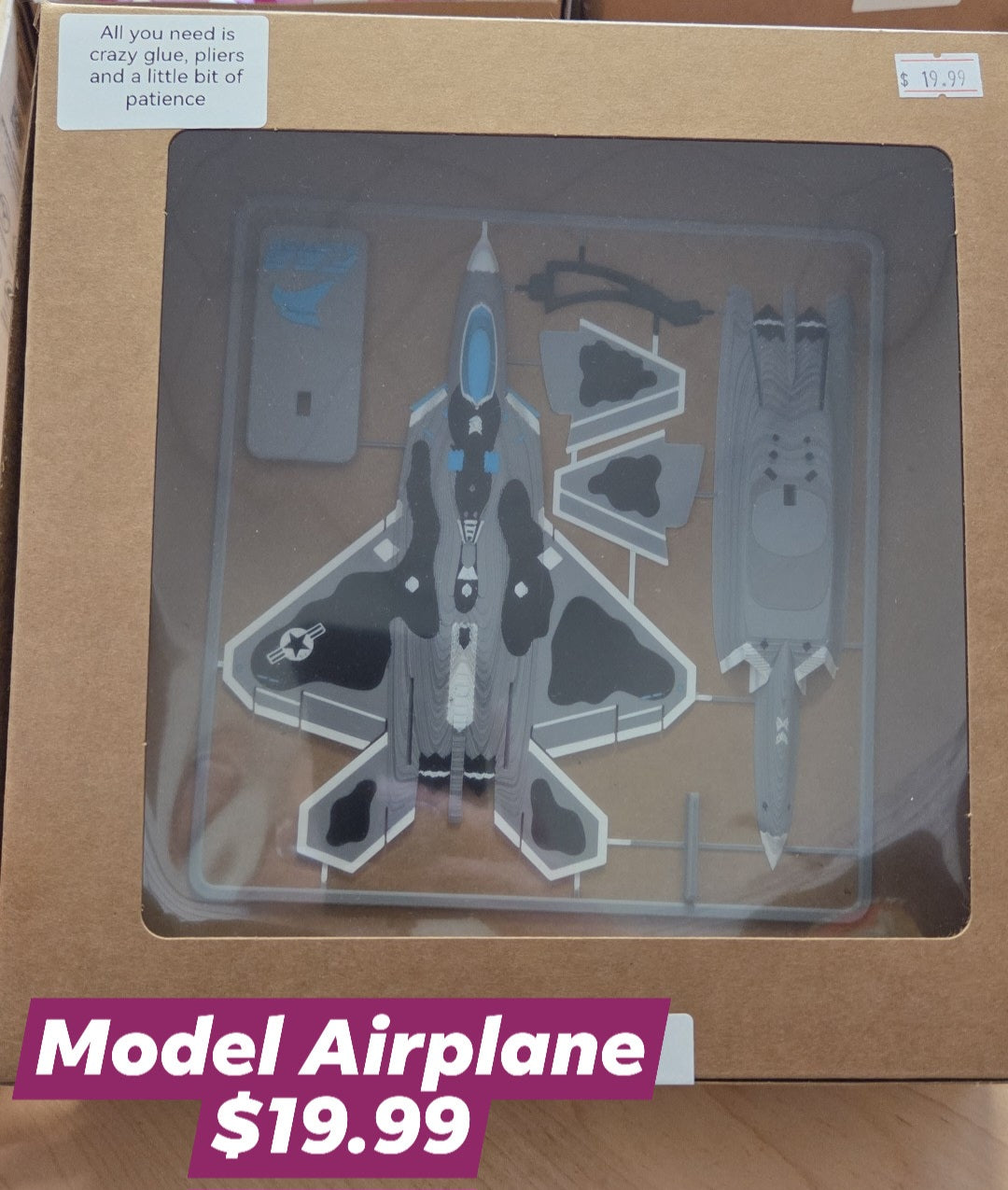Tong 3D Designs - Model Airplane Gift Pack - Colours will vary
