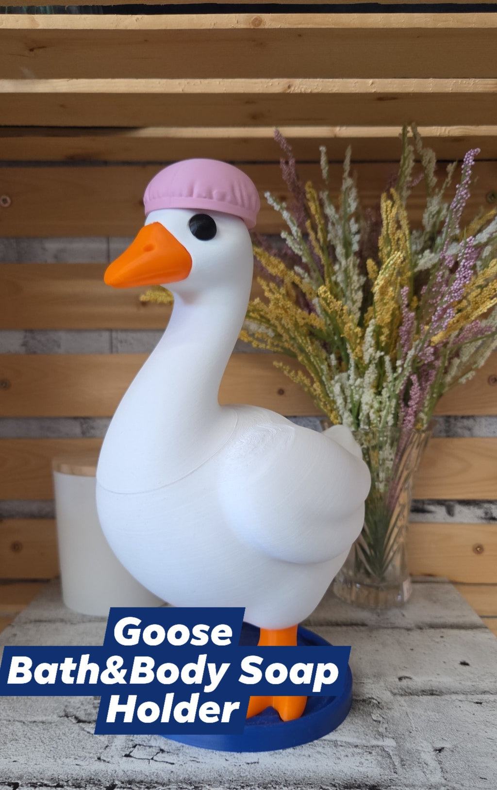 Tong3D Designs - Bath & Body Foaming Soap Holder - Porch Goose