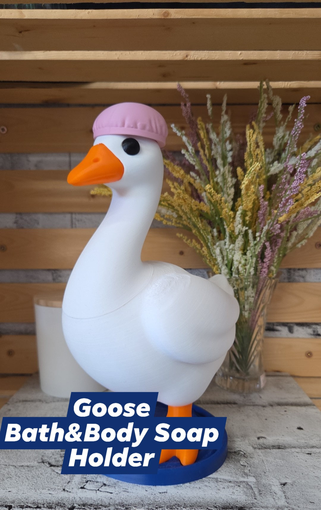 Tong3D Designs - Bath & Body Foaming Soap Holder - Porch Goose