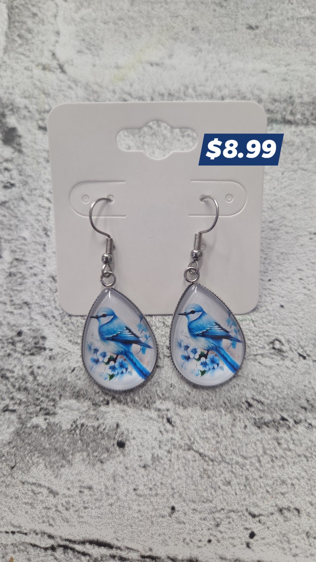 SparkleLane Jewelry - Earrings - Adult - Blue Jay