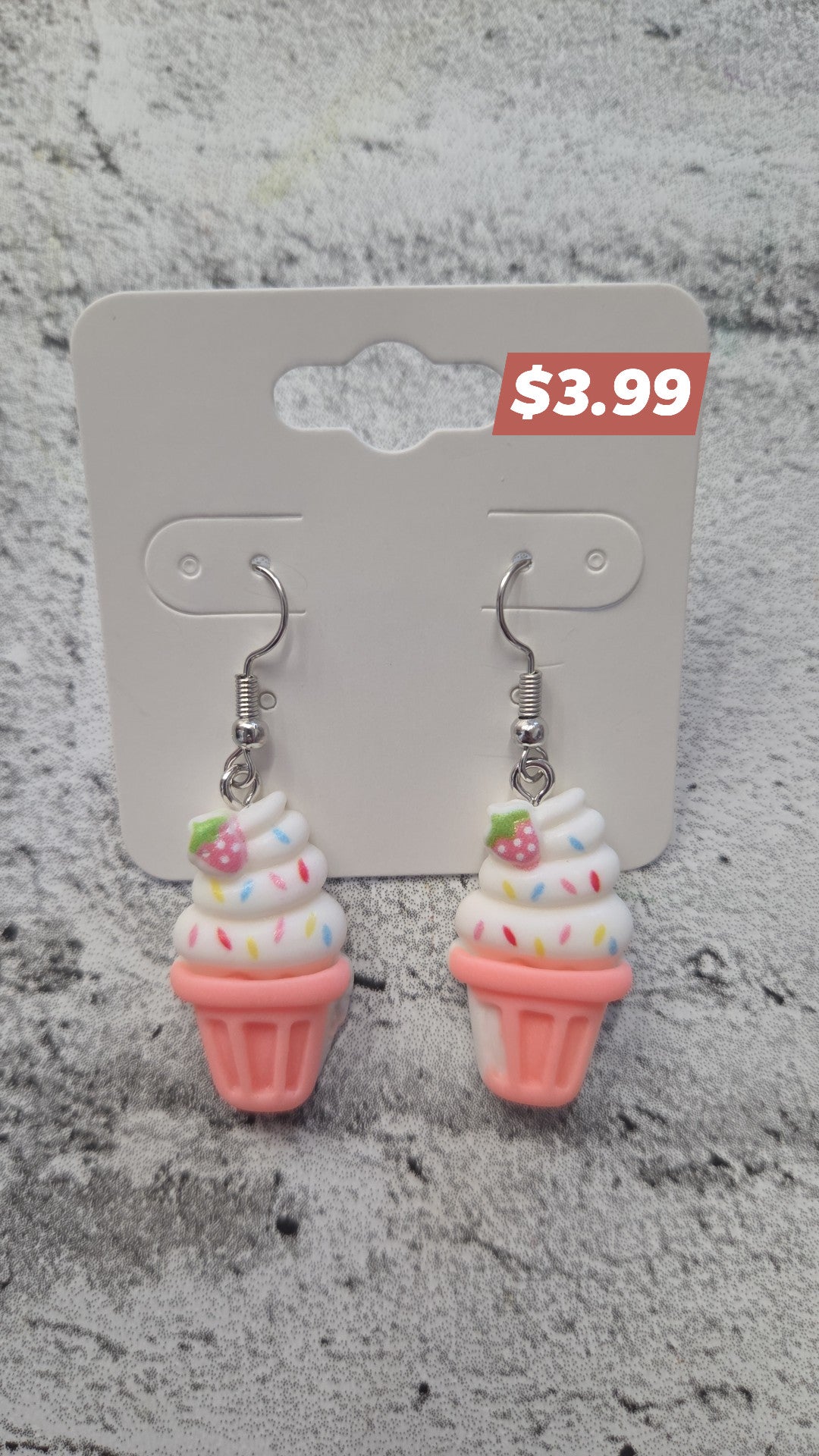SparkleLane Jewelry - Earrings - Children's - Ice Cream