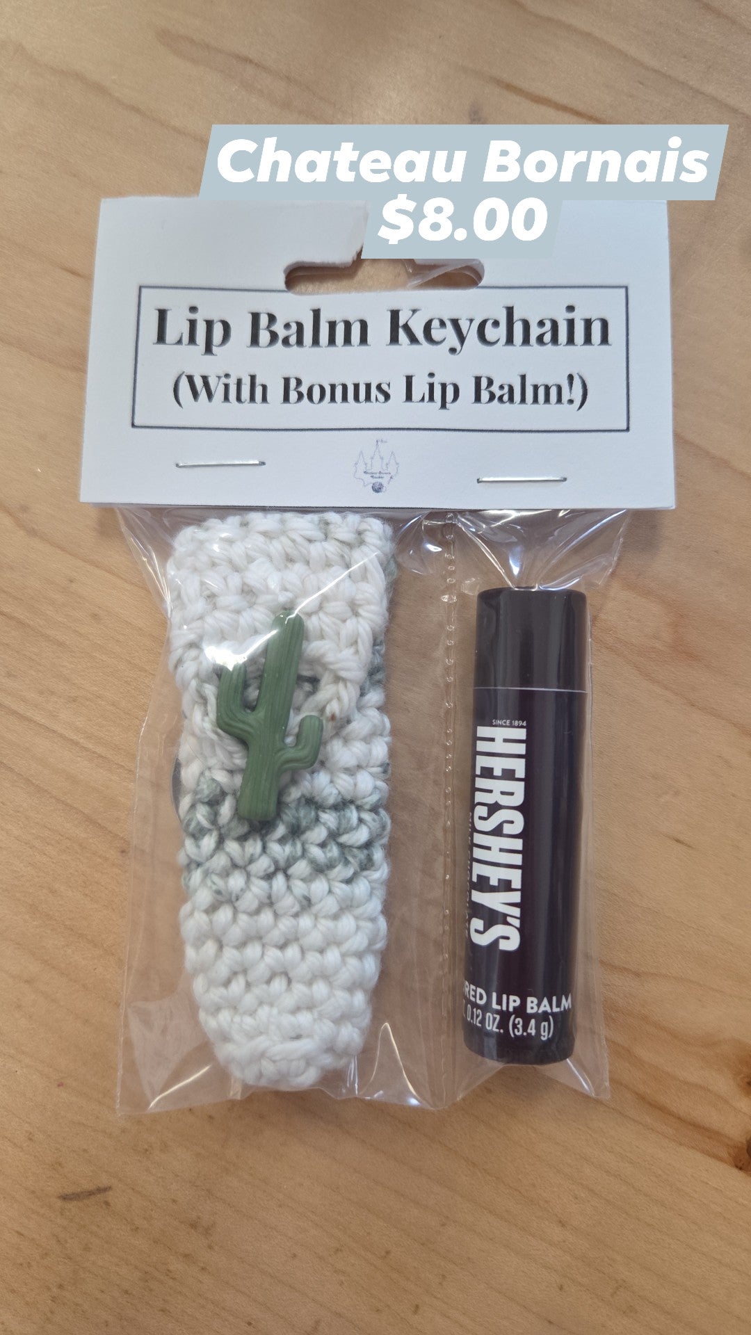 Chateau Bornais - Lip Balm & Keychain - Hershey