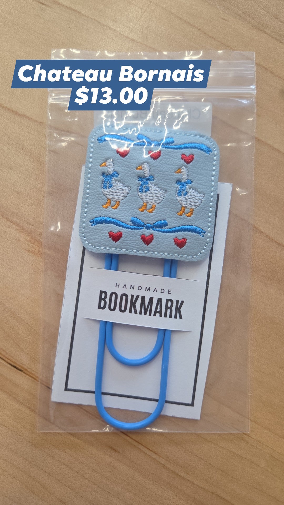 Chateau Bornais - Bookmark - Goose