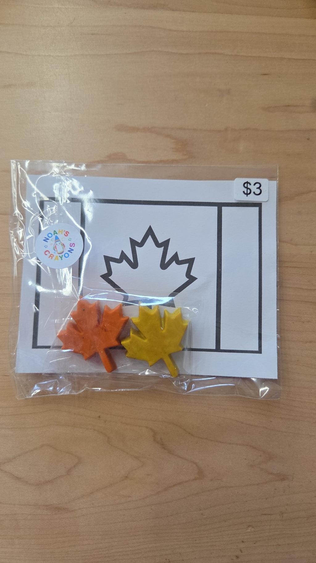 Noah's Crayons - Canada Day with colouring sheet - Surprise Colour