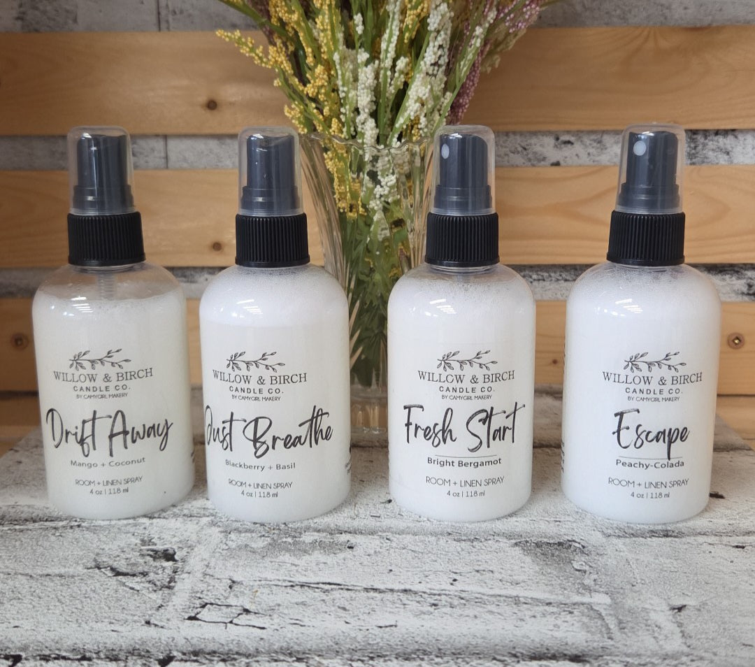Willow & Birch Candle Co - Room & Linen Spray
