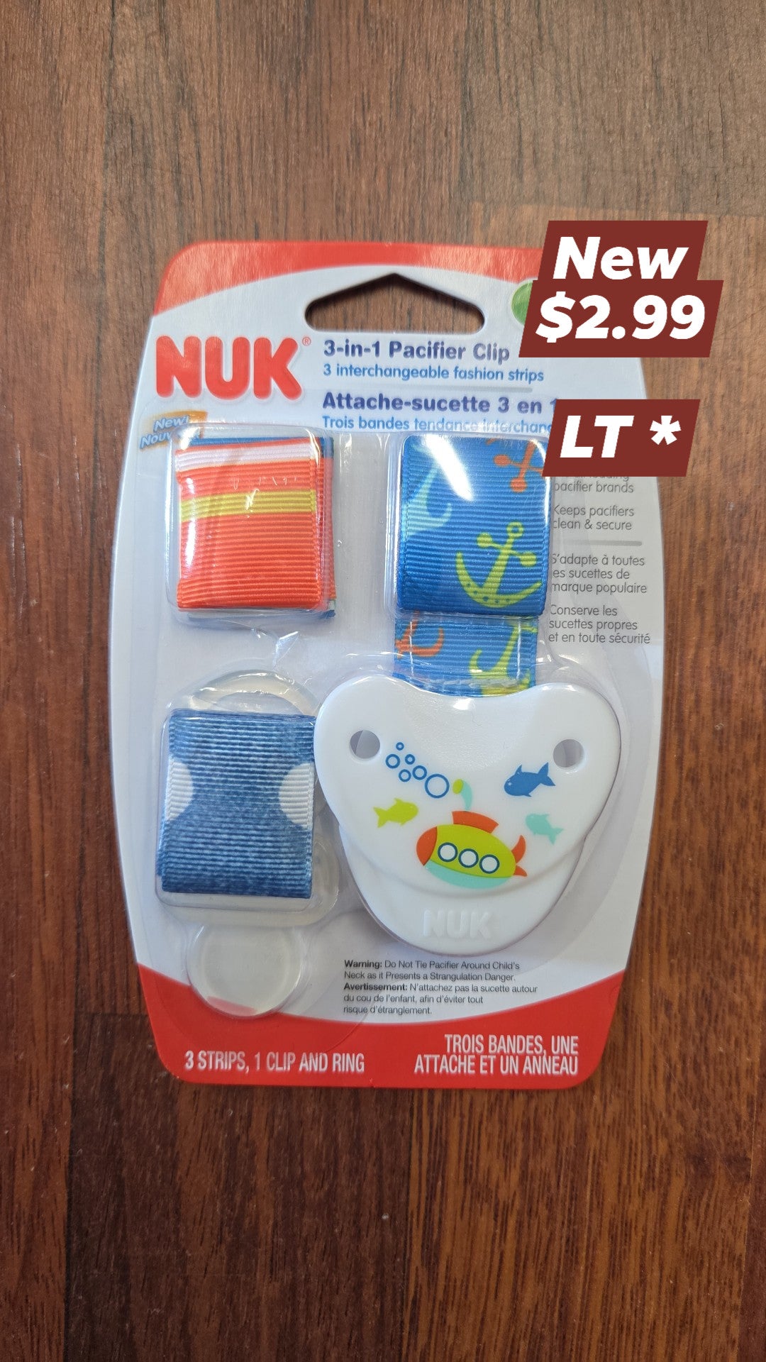 New Soother Clip