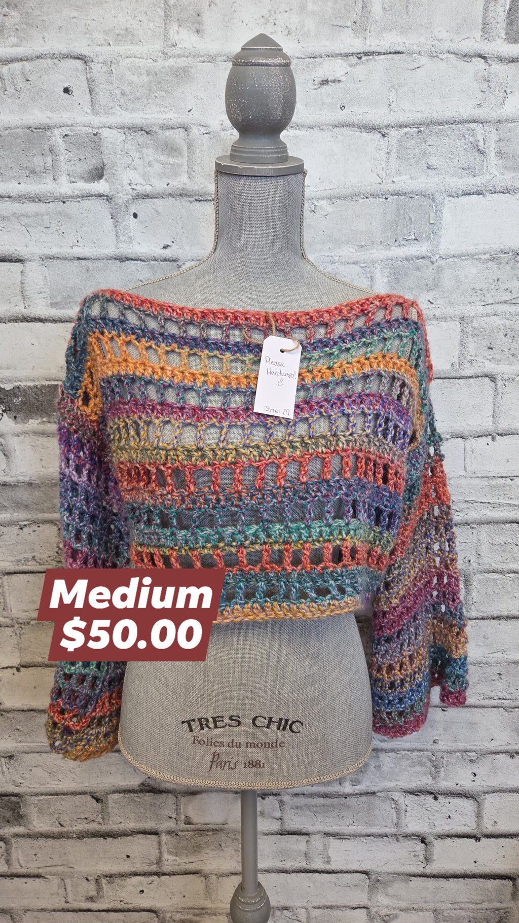 Mallow Crafts - Crochet Top - Medium