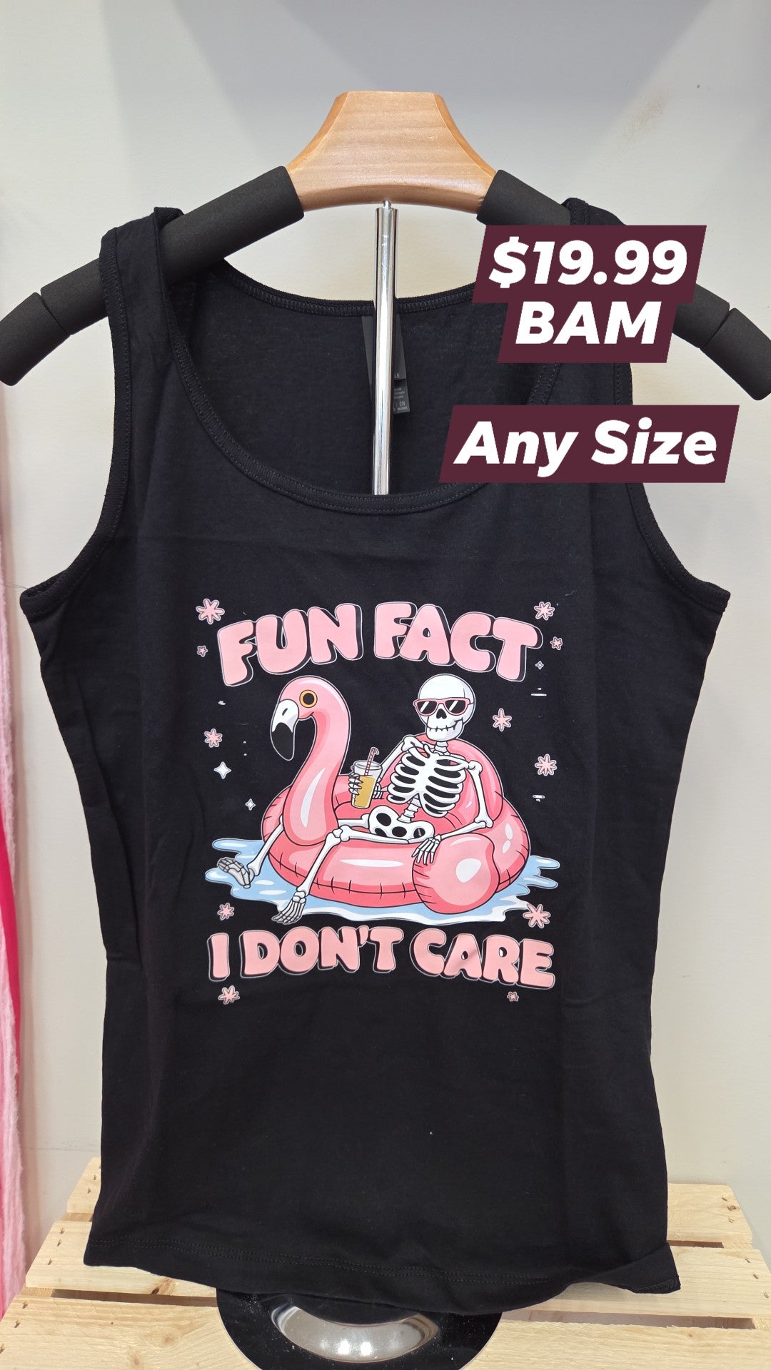 BAM Creations - All Sizes - Fun Fact, I don't care