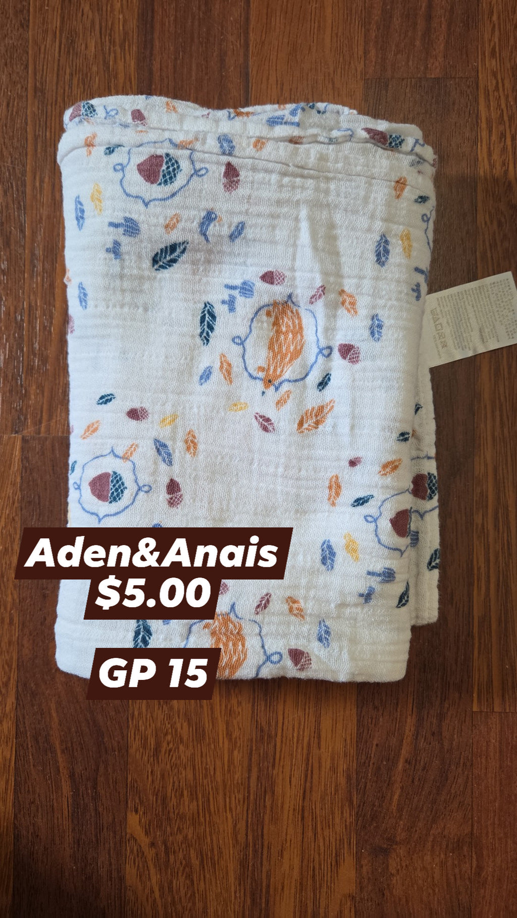 Muslin Blankets - 4 blankets available
