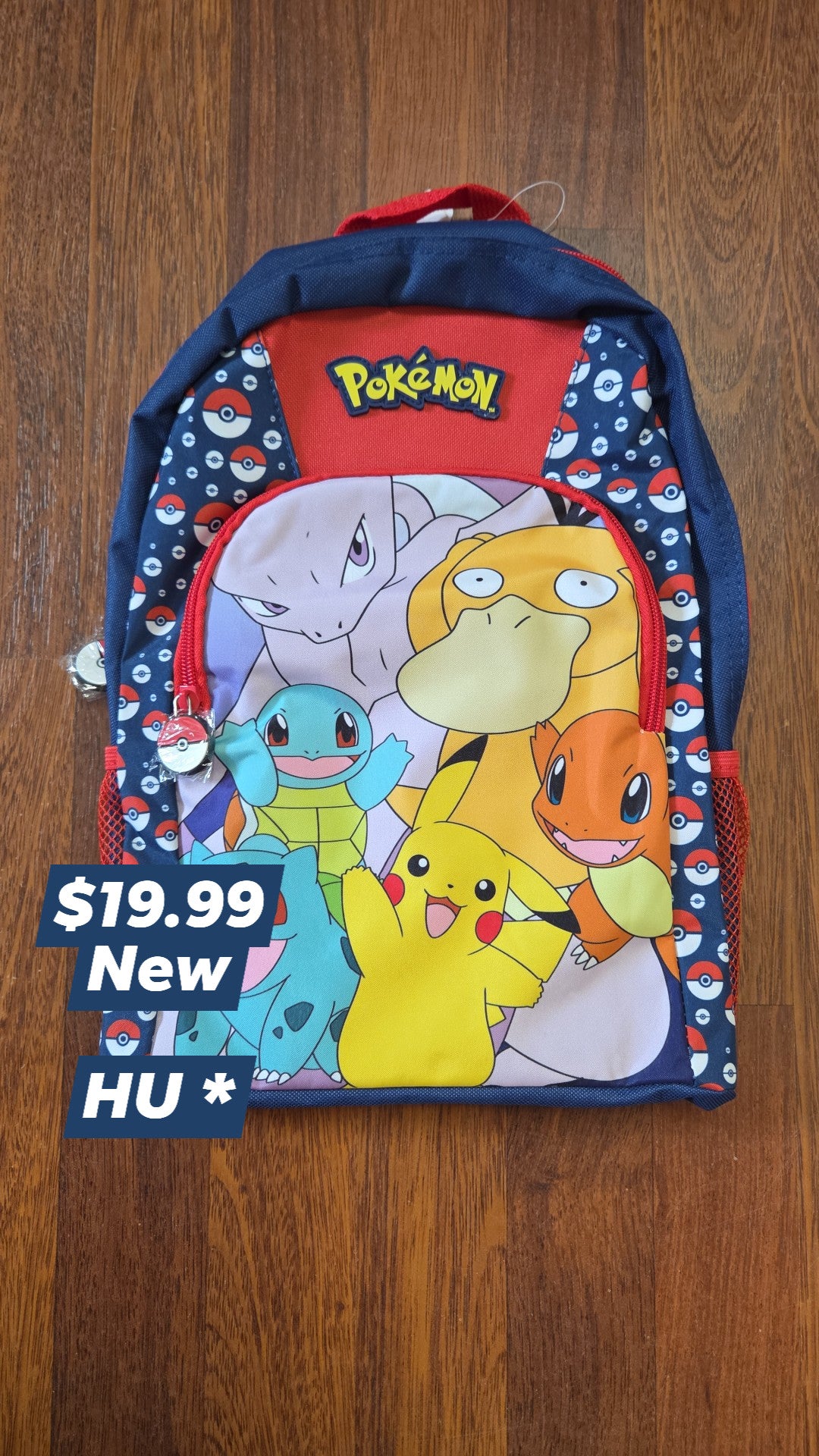 Pokemon Backpack - New - In-store ***