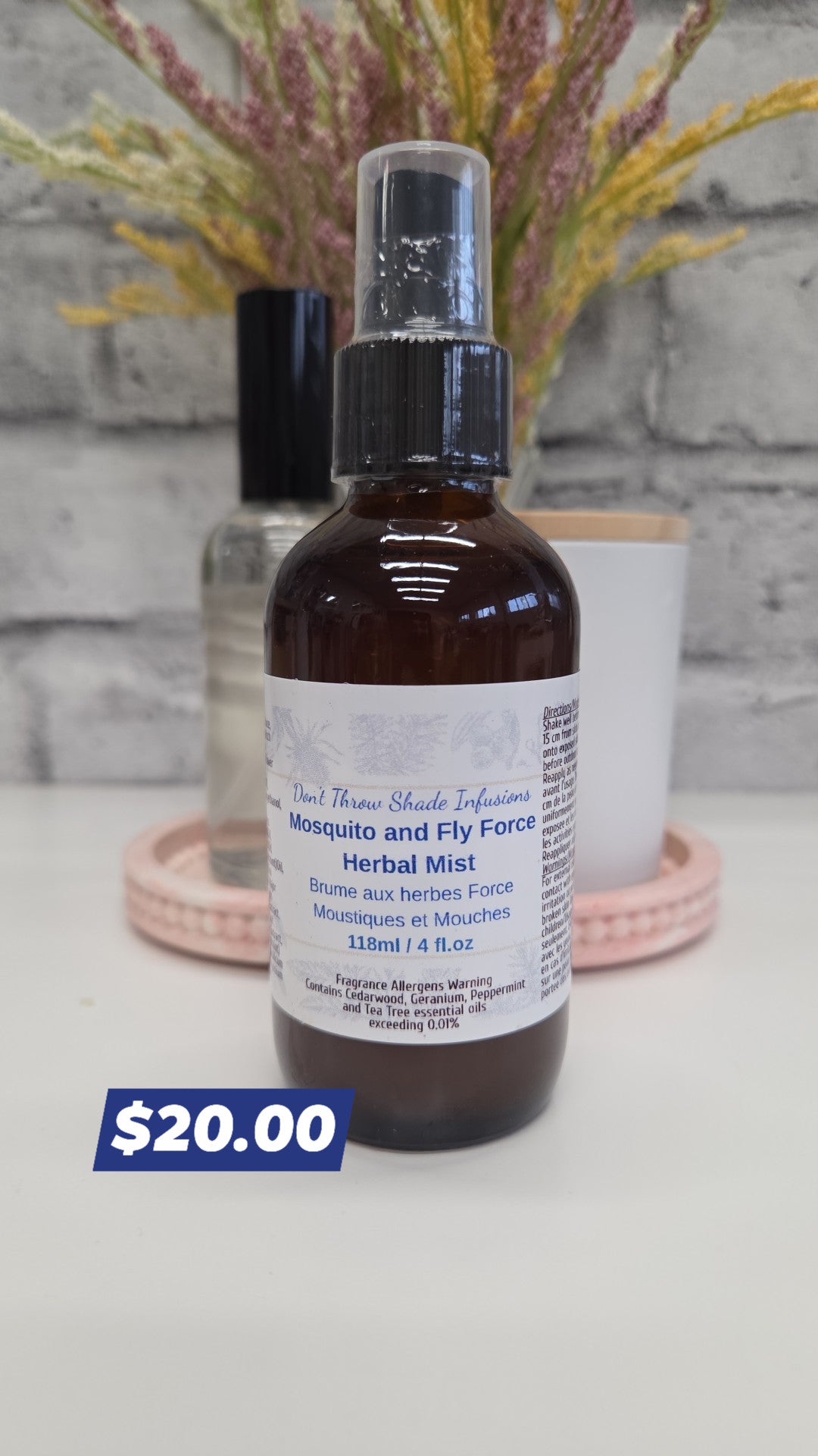 Don't Throw Shade - Herbal Mist - Outdoor Line
