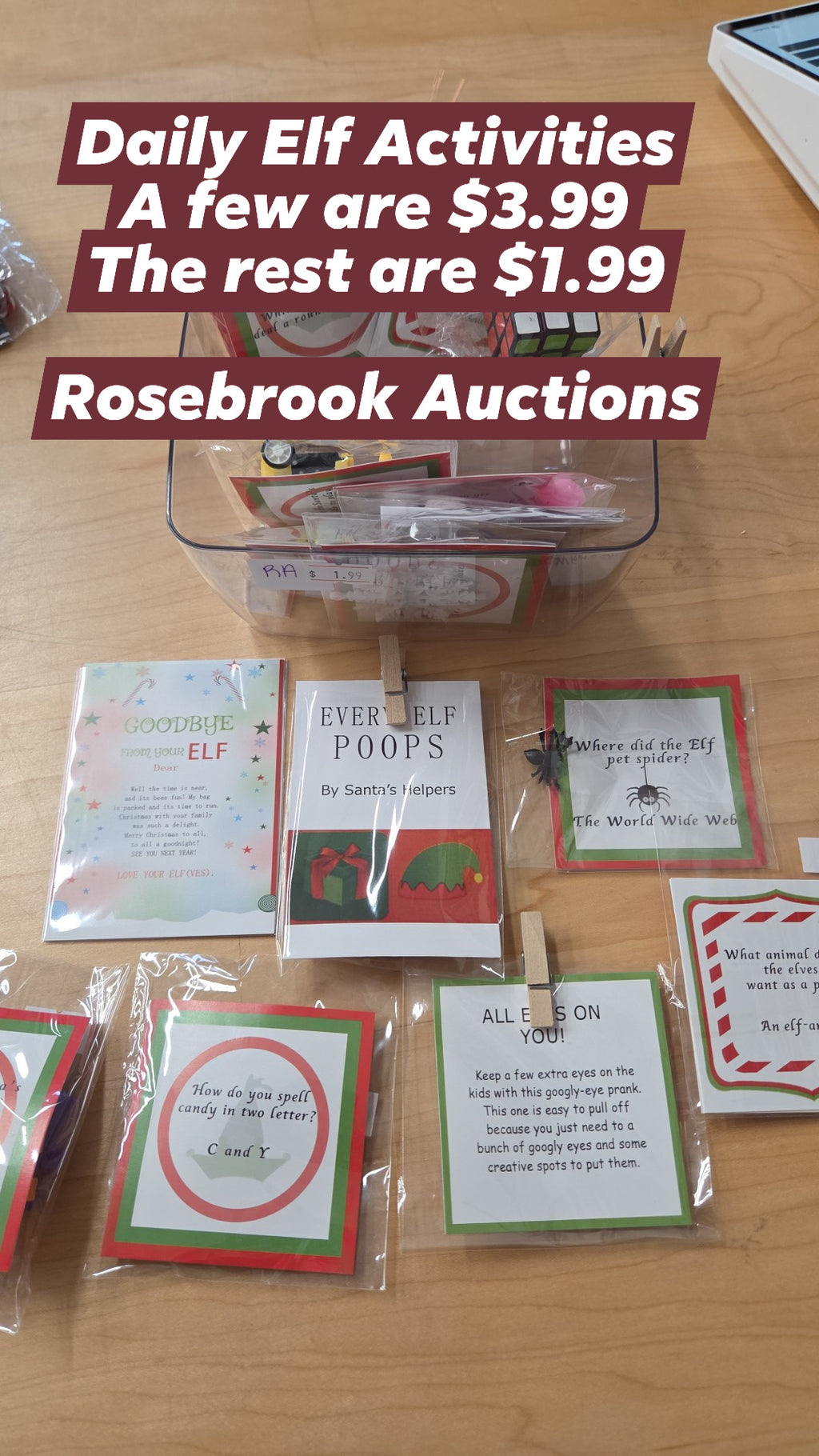 Rosebrook Auction - The Elf on the Shelf