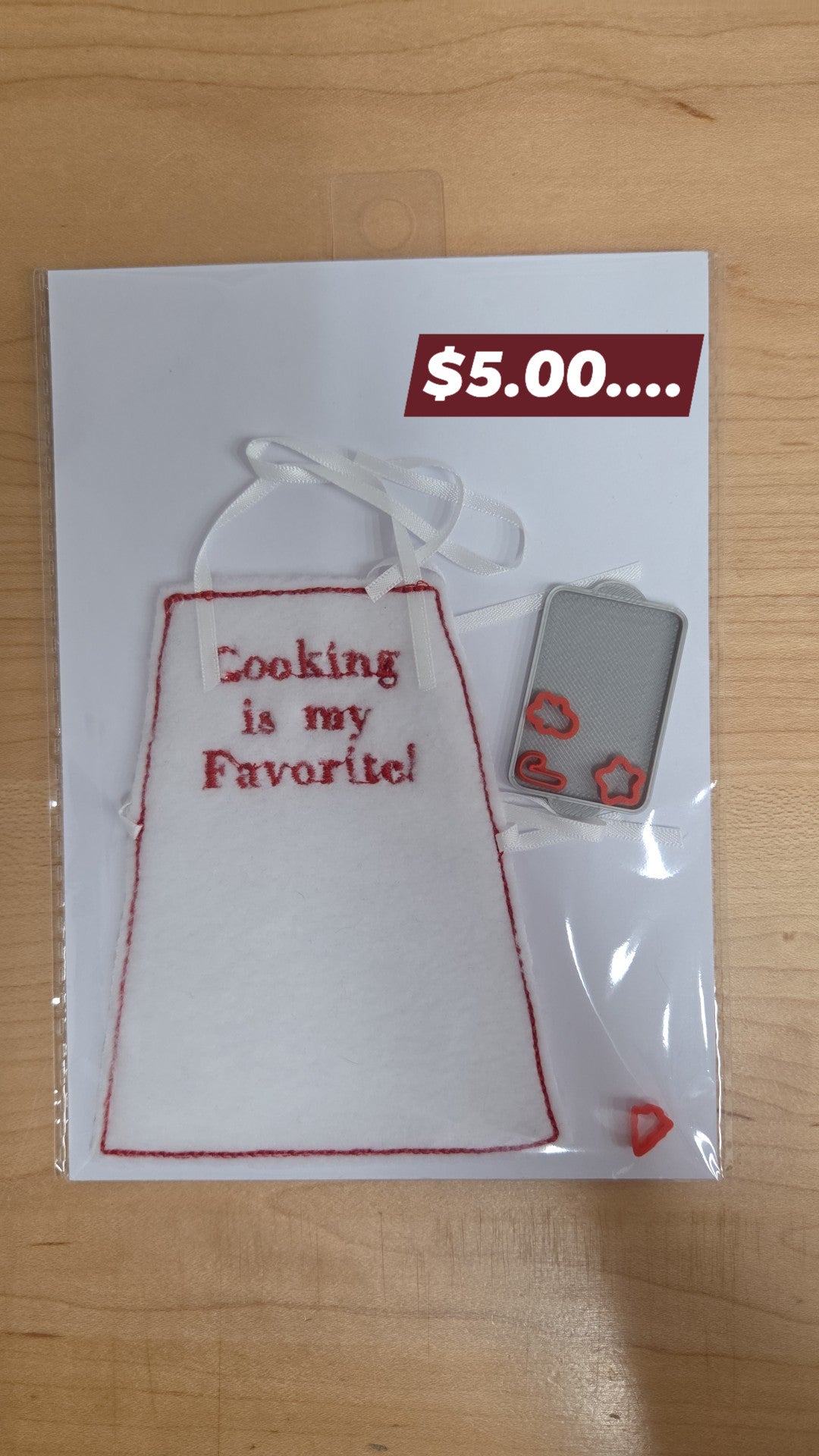 Stitch by Stitch Gift Boutique - Elf - Apron & Cookies